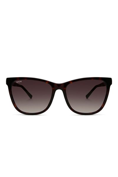 EYE'M Sunglasses Models;eye'm;ir 2008/s, 54, 086, Brown Shaded Acetate Square Brown For Female