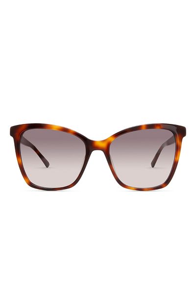 EYE'M Sunglasses Models;eye'm;ir 2001/s, 56, 05l, Brown Shaded Acetate Cat Eye Brown For Female
