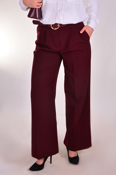 Melike Bakar Boutique Premium Quality Tok Fabric Belted Palazzo Trousers