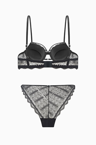 Wonna Σετ εσώρουχα Noa Lace Bra - Επενδυμένα - 2609 - Μαύρο
