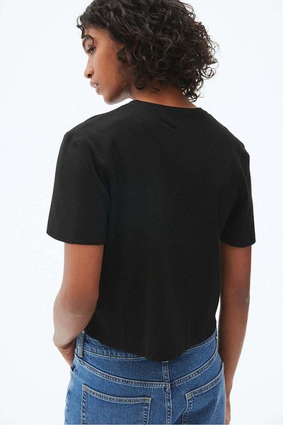H&M Fine-knit T-shirt