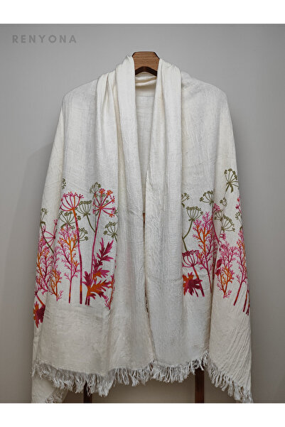 renyona Ağaç Desenli %100 Pamuk Müslin Peştemal – Hafif, Şık ve Hızlı Kuruyan