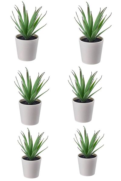 IKEA FEJKA Artificial Potted Plants 803.952.91 Indoor Height 14 cm 6 pieces
