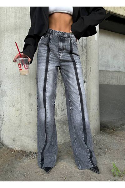 DENİKK ΤΡΕΝΔΙΑ ΕΙΚΟΝΙΚΟ ΣΧΕΔΙΟ BAGGY JEAN ΤΖΙΝ ΠΑΝΤΕΛΟΝΙ