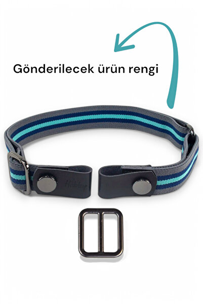 CARAMELOS حزام مرن بدون إبزيم قابل للتعديل - حزام غير مرئي - حزام بإبزيم مخفي