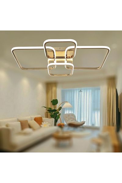 TT AYDINLATMA Tt500-4-Fsr Led Lighting 3 Color Light Plofonyer 4-Piece Chandelier