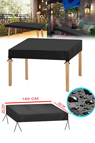 KAŞIKBEY CAPSULE Bahçe Masası Koruma Örtüsü Kılıfı Su Geçirmez Yağmur Önleyic...