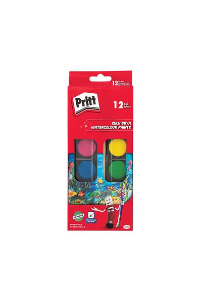 Pritt 12 Pack Watercolor - Large Tablet