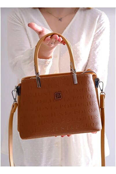 Just Polo حقيبة كتف نسائية صغيرة الحجم مطبوعة منقوشة، حقيبة كروس JustPolo tyc7akfc4019