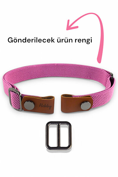 CARAMELOS حزام مرن بدون إبزيم قابل للتعديل - حزام غير مرئي - حزام بإبزيم مخفي