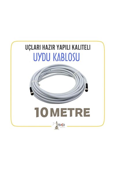 Genel Markalar Çanak Anten,uydu,televizyon Kablosu Rg6 Hd 10 Metre