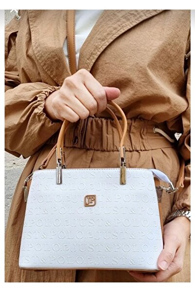 Just Polo حقيبة كتف نسائية صغيرة الحجم مطبوعة منقوشة، حقيبة كروس JustPolo tyc7akfc4019