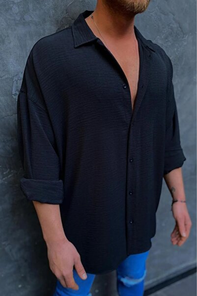 efraim giyim Textured Oversize Aerobin Shirt Unisex