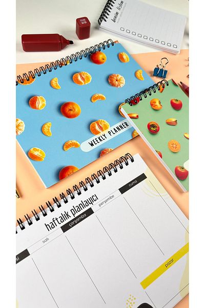 Apeirona Μίνι Σετ Σχεδιασμού |   Weekly Planner και ημερολόγιο για το να κάνετε - 2 σε 1