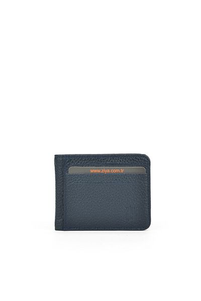 Ziya , Men's Genuine Leather Wallet 1519841 Zy111 Navy Blue