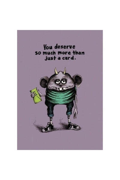 Bald Guy Birthday - You Deserve So Much More Than Just A Card Greeting Card [...