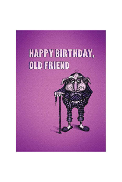 Bald Guy بطاقة تهنئة بعيد ميلاد سعيد / صديق قديم [131]