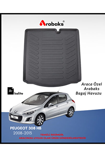 Arabaks Peugeot 308 HB 2008-2013 Bagaj Havuzu (A+ Kalite)