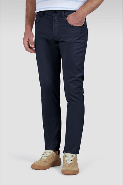 PAUL&SHARK Men's Cotton Regular Fit Normal Waist Shrinkable Leg Navy Blue Trousers 25414044 -013