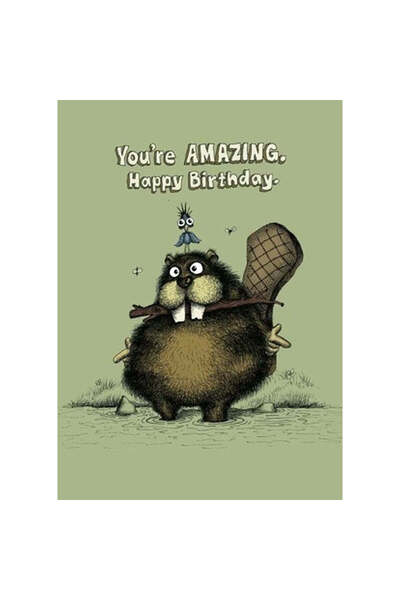 Bald Guy أنتِ رائعة. بطاقة تهنئة بعيد ميلاد سعيد [079]