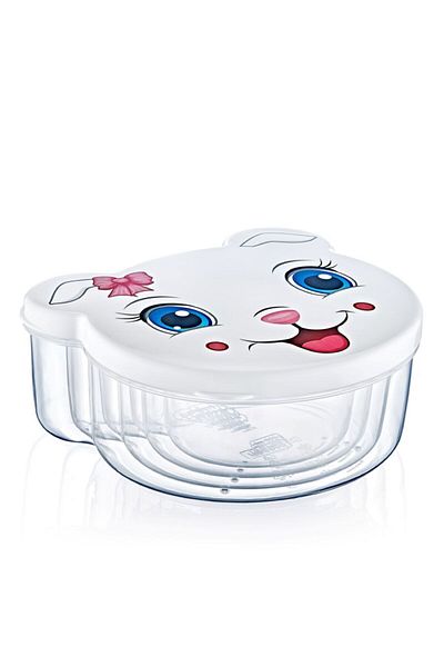 HOBBY LİFE Zoo Set of 4 Cat Patterned Storage Containers - Bpa Free