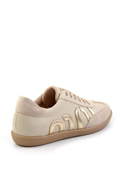 Bambi Ekru Bej  Kadın Sneaker K01179800009