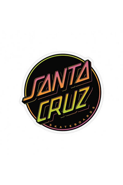 Santa Cruz ملصق كونترا دوت شفاف 3×3 بوصة