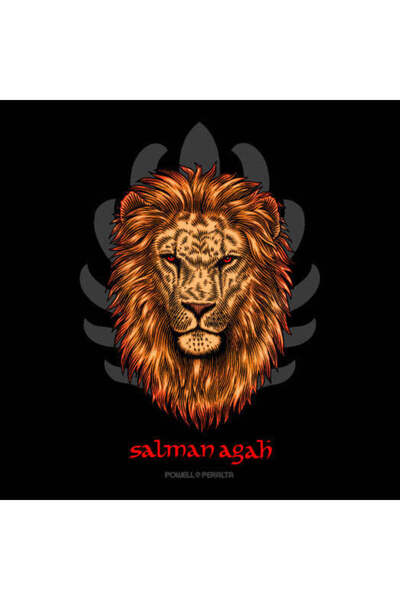 Powell Peralta Powell-Peralta Salman Agah Lion Sticker 4.5"