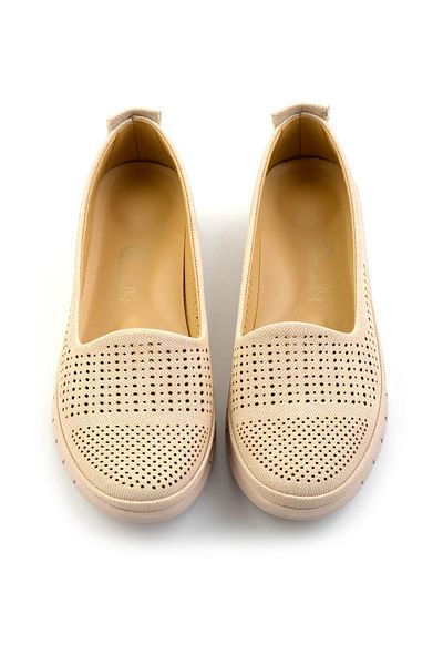 Bambi Beige Women's Casual Shoes K 01536191509
