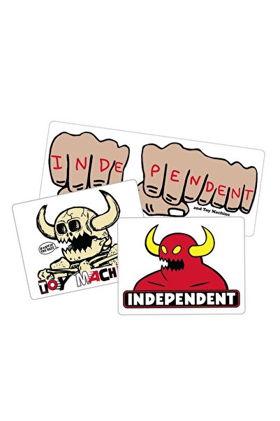 Independent مجموعة ملصقات متنوعة من Toy Logo Mash [مجموعة/3]