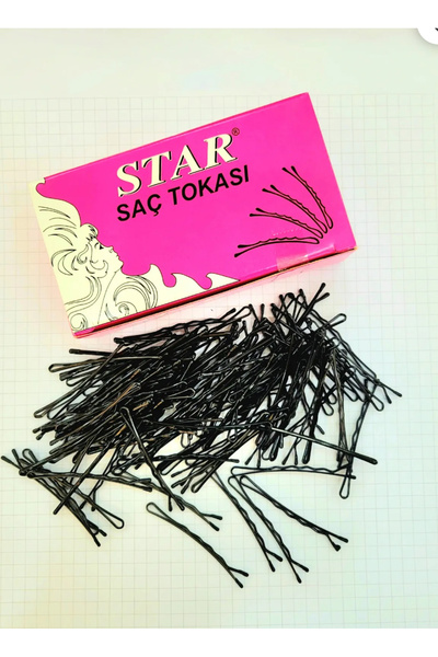 MODA SİYAH TEL TOKA 200 ADET