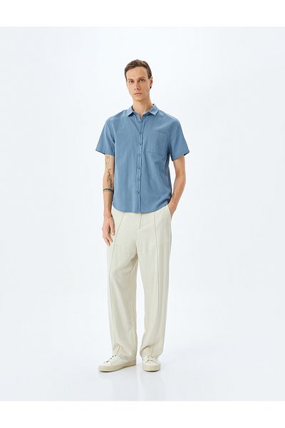 Koton light indigo Slim Fit Shirt