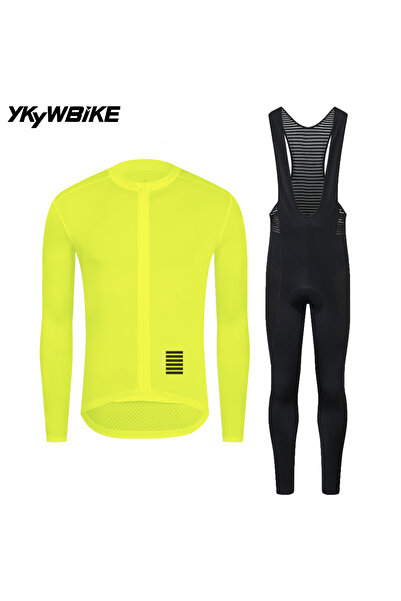 Choice آسيا م (الاتحاد الأوروبي صغير) أصفر YLJZ222 YKYWBIKE طقم ركوب الدراجات...