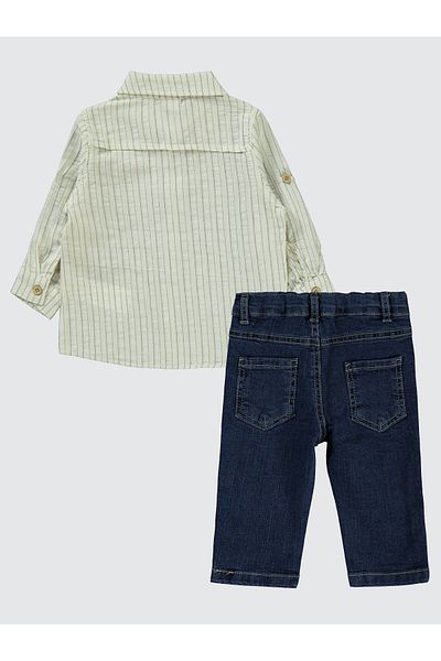 Civil Baby 6-18 Months Baby Boy Khaki Suit Set