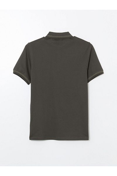 LC Waikiki Southblue Polo Neck Short Sleeve Pike Men's T-Shirt