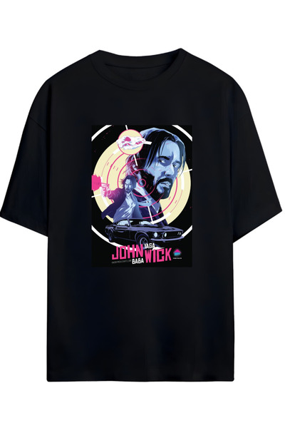 PERISENSE تي شيرت قطني ممشط كبير الحجم 100% قطن - تي شيرت صيفي مريح وفضفاض مط...