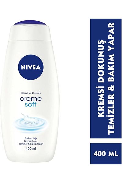 NIVEA Soft Shower Gel 400 ml Almond Oil072140020552