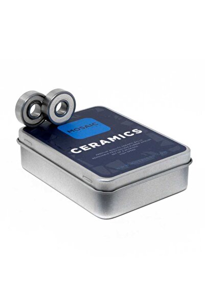 Mosaic محامل سيراميك فضية/بيضاء [مجموعة/8]