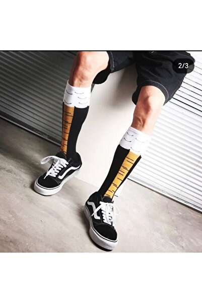 ZEYZEY MONKEY Unisex Chicken Feet Patterned Over-The-Knee Long Socks