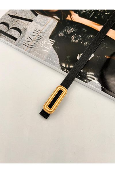 MODAM HİFA Curea de damă cu cataramă aurie cu ace subțiri Curea pentru pantaloni Curea pentru rochie Curea pentru cămașă Curea pentru haină