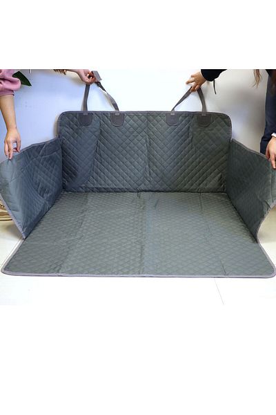 Choice GRAY Dog Car Seat Cover Pet Travel Dog Carrier Car Trunk Mat Waterproof SUV Cargo Liner For Dogs Was