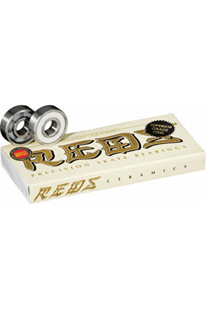 Bones Bearings محامل Bones Ceramic Super REDS [مجموعة/8]