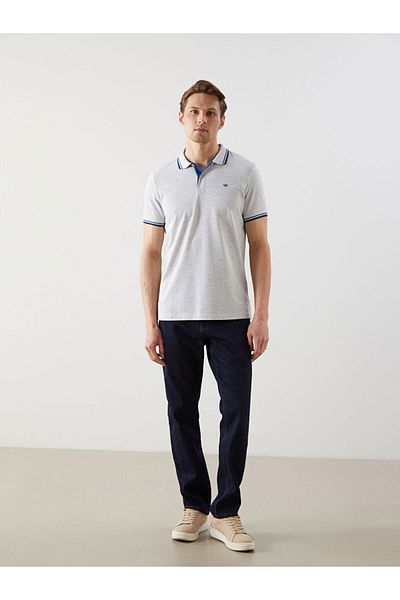 LC Waikiki Ανδρικό T-Shirt LCWAIKIKI Classic Polo Neck Pique