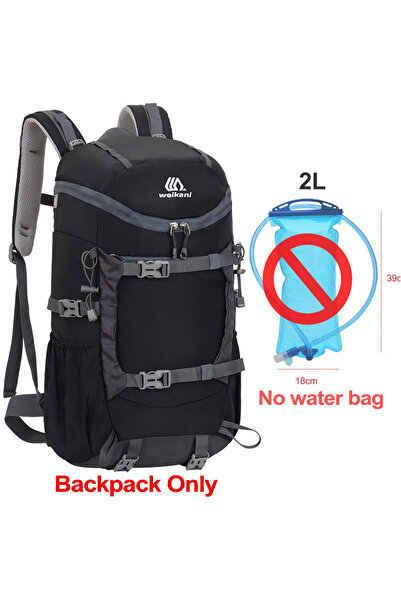 Choice حقيبة ظهر سوداء للترطيب للمشي لمسافات طويلة والجري وركوب الدراجات والرياضات الخارجية وحقيبة سفر للرجال والنساء