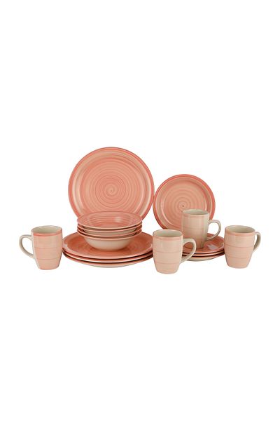 DELCASA 16 Piece Stoneware Dinner Set- DC3179