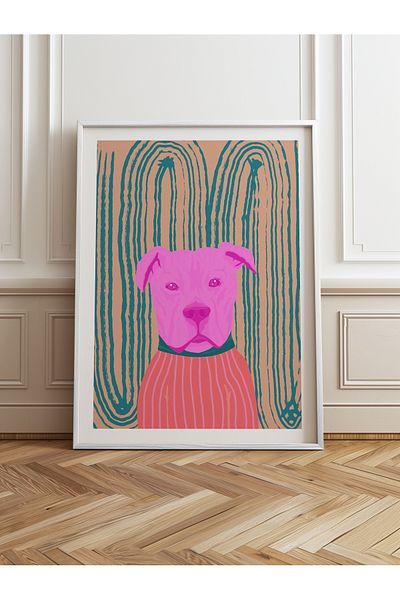 HOMEPACK Pictură cu un singur cadru din lemn Pictură poster dintr-o bucată TK/1041