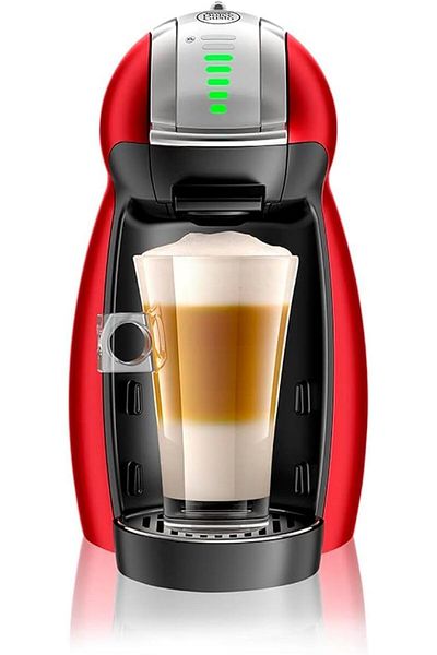 dolce gusto GENIO 2, up to 15 Bar, Cappuccino, Grande,Hot Chocolate & Espresso Coffee Maker, Red