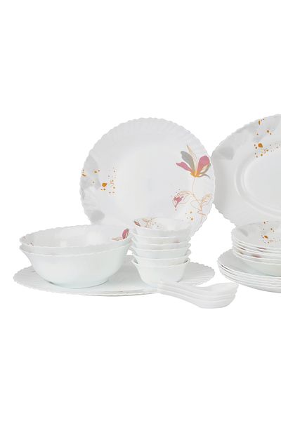DELCASA 40 Piece Opalware Dinner Set- DC3384