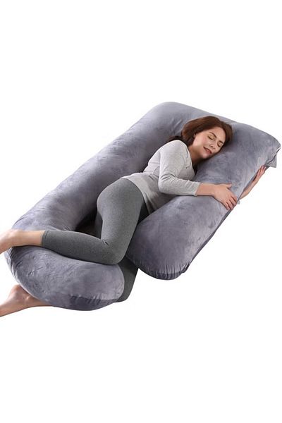 COOYA Pregnancy Pillow, U Pro Maternity Pillow, Support for Back, HIPS, Belly, Legs, for Pregnant Women