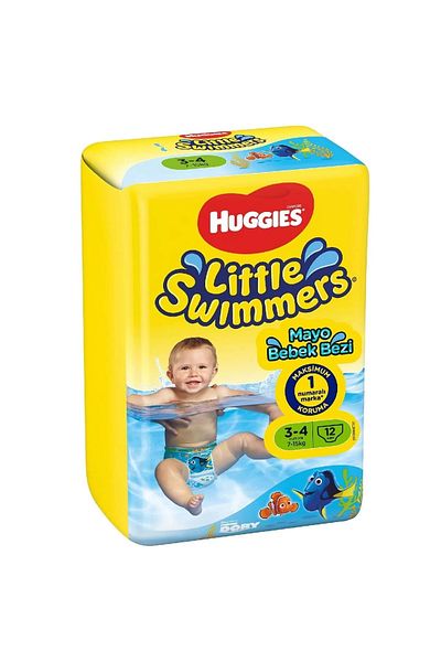 Huggies Huggies Little Swimmers Swimsuit Baby Diaper Size:3-4 (7-15kg) 72 Pieces (6Pk*12)